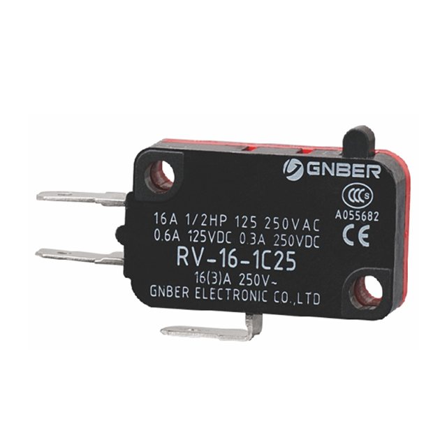 RV micro switch, RV micro switch Products, RV micro switch Manufacturers,  RV micro switch Suppliers and Exporters - ZHEJIANG GNBER ELECTRONIC CO.,LTD.