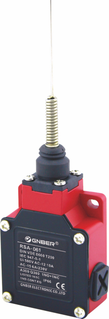 RSA-061 top plunger stainless Limit Switch