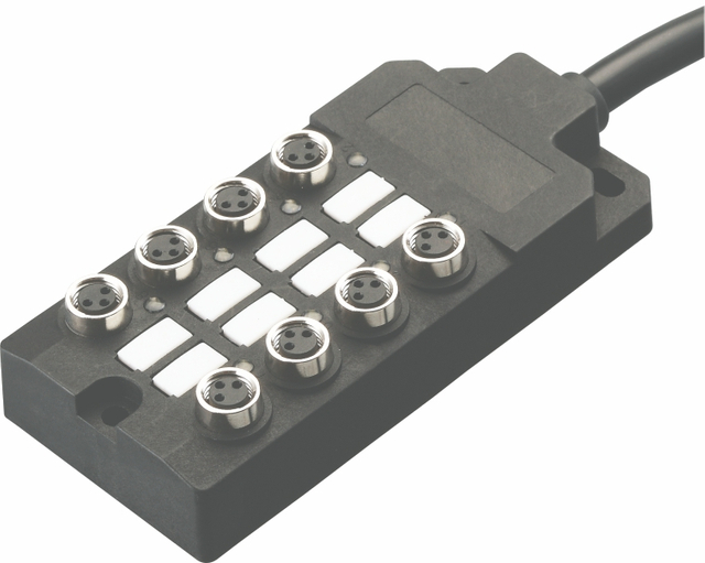 M8 connector directly cable type junction box