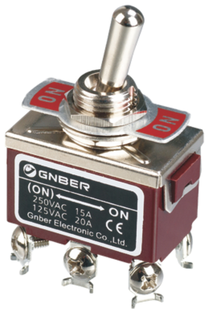 RT1321FS Miniature toggle switch One pole on-off screw terminal type toggle switch