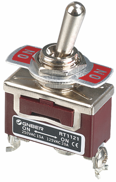 RT1121 Miniature toggle switch One pole on-off screw terminal type toggle switch