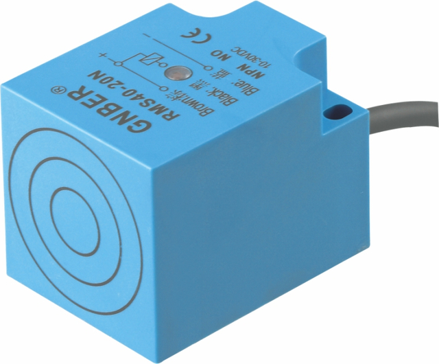 RMS40-20N 20mm NPN NO square inductive sensor