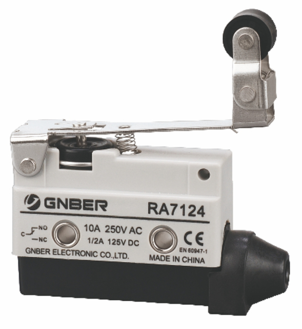 Roller lever type electrical limit switch RA7124