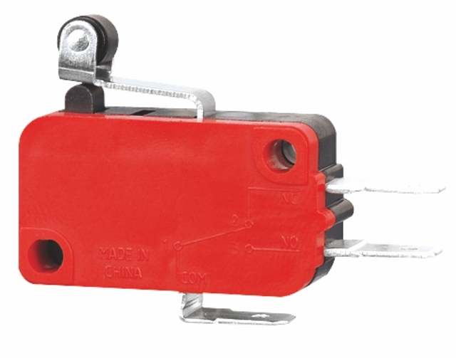 Short roller lever type micro switch RV-165-1C25