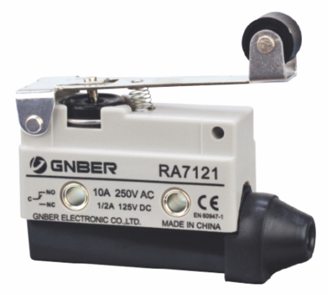 Roller lever type Omron limit switch RA7121